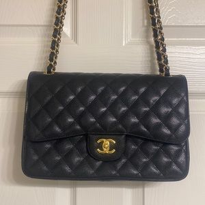 Chanel Classic Jumbo Double Flap Bag caviar